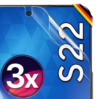 3X Schutzfolie für Samsung Galaxy S22