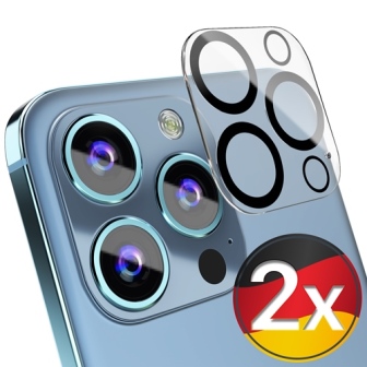 2X Kamera Schutzglas für iPhone 13 PRO & iPhone 13 PRO MAX