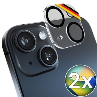 2X Kamera Schutzglas für iPhone 15 & 15 Plus