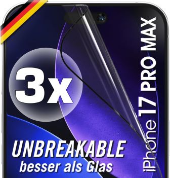 3X Schutzfolie für iPhone 17 PRO MAX